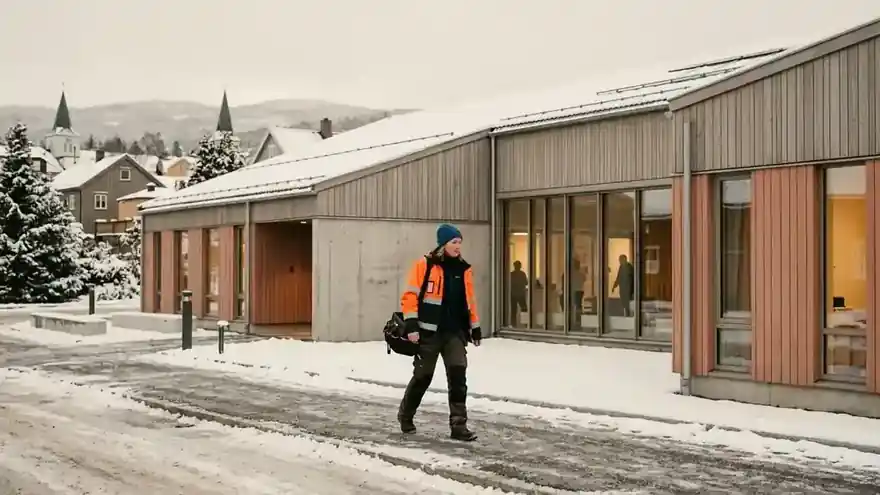 Arbetsplats i Norge