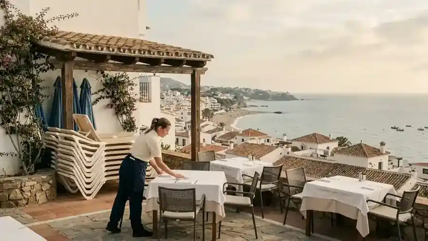 Arbetsplats i Spanien