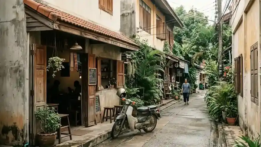 Arbetsplats i Thailand